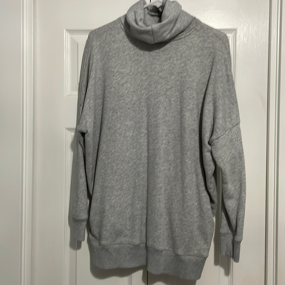 aerie loose turtleneck baggy sweater